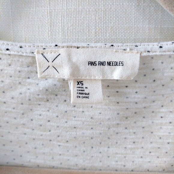 NWOT Pins & Needles Polka-dot Shirt - Picture 3 of 8